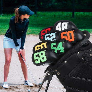 Colorful Numbers Magnetic Wedge Iron Headcovers Set (48¡ã,50¡ã,52¡ã,54¡ã,56¡ã,58¡ã,60¡ã)
